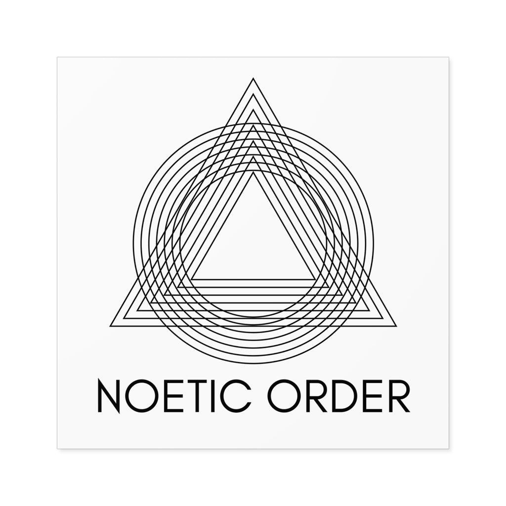 Noetic Order Square Sticker