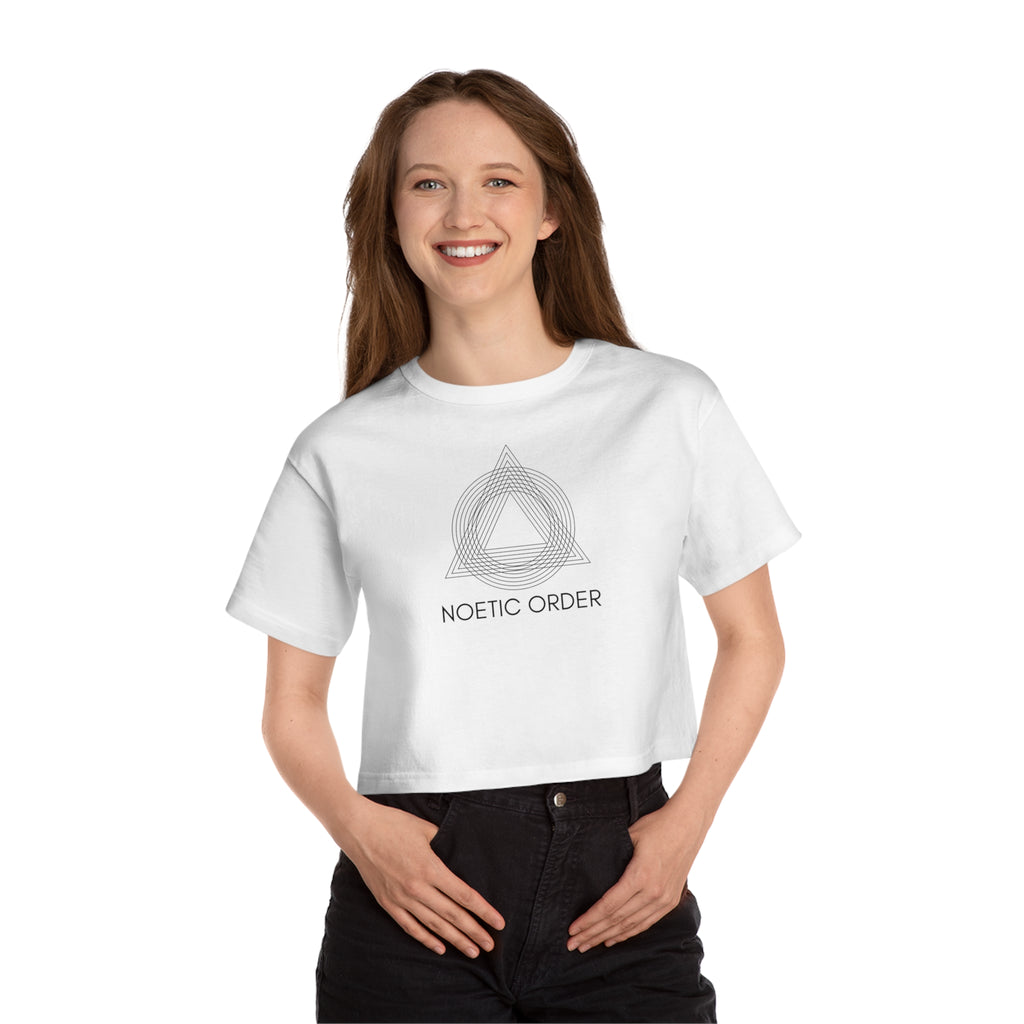 Noetic Order, Women's Crop Shirt